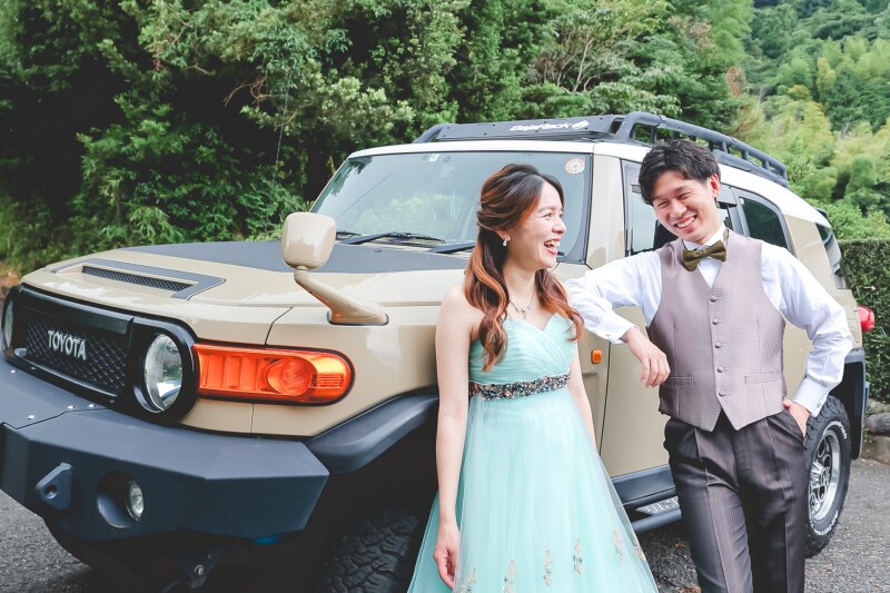 色んな所に行った想い出の愛車と一緒に♡