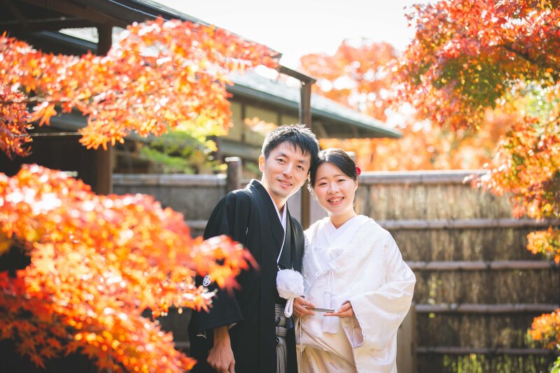 和装&times;紅葉