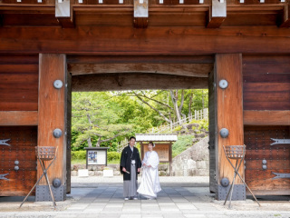 【白無垢】駿府城公園内（茶室/公園内）