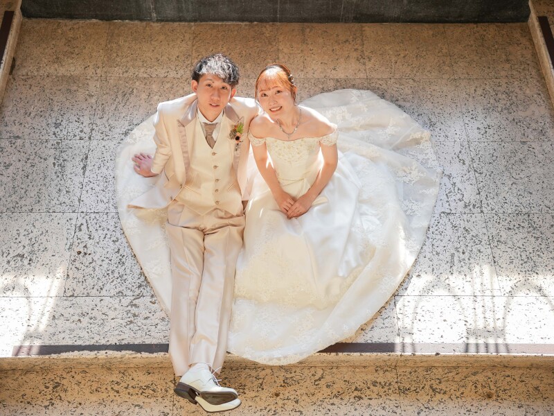 上からハートマーク♡