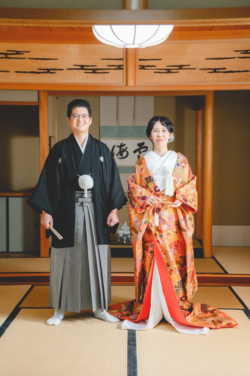 色打掛にチェンジ!