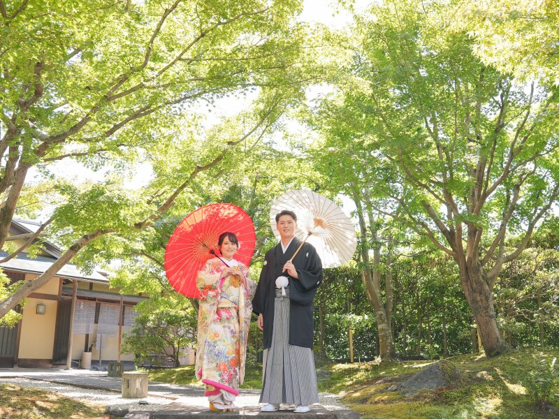 茶室エントランス前