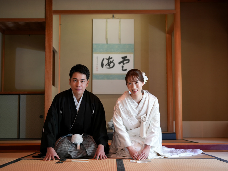 王道正座ショット!