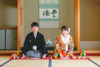 色打掛/白無垢＋ウエディングドレス　【和/洋】ロケーションフォト