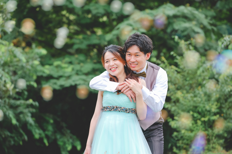 キラキラなしゃぼん玉フォト♪