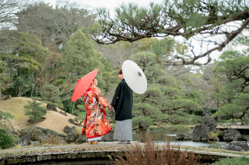 庭園撮影スタート