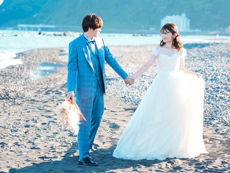 STUDIO IDEE スタジオイディ(ドレスショップ ボンクルール内)_海で撮影できる