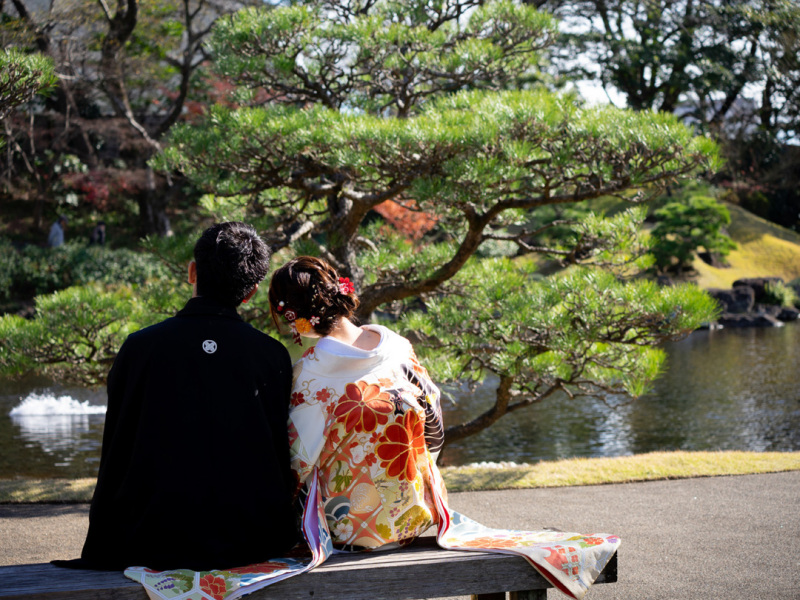 STUDIO IDEE スタジオイディ（ドレスショップ ボンクルール内）_庭園で撮影できる