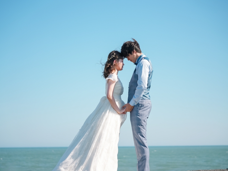 ウェディングドレスが映える♡