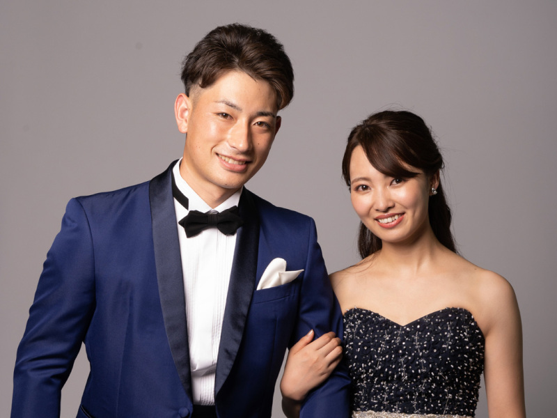 ネイビーカラーで揃えて