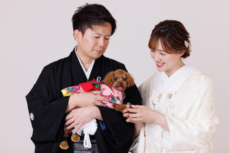 STUDIO IDEE スタジオイディ（ドレスショップ ボンクルール内）_ペットと一緒に撮影できる