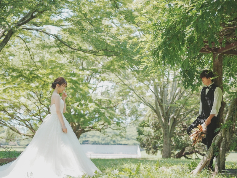 STUDIO IDEE スタジオイディ（ドレスショップ ボンクルール内）_ガーデンで撮影できる