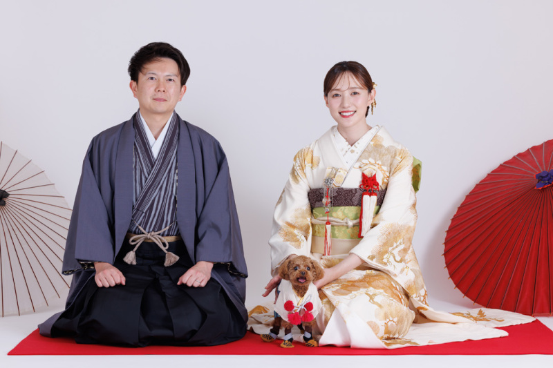 STUDIO IDEE スタジオイディ（ドレスショップ ボンクルール内）_ペットと一緒に撮影できる