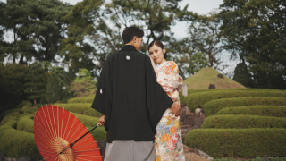 STUDIO IDEE スタジオイディ（ドレスショップ ボンクルール内）_和装×ロケーションフォト（駿府城公園）