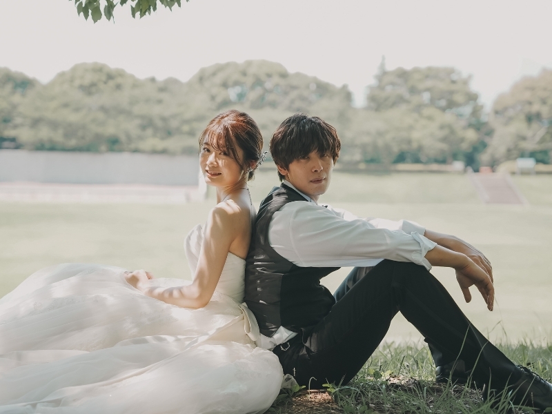 【自然公園】洋装1着｜300着の衣裳から選べる｜衣裳スタイリスト付｜美容着付け付｜60分撮影｜120カット｜事前試着付