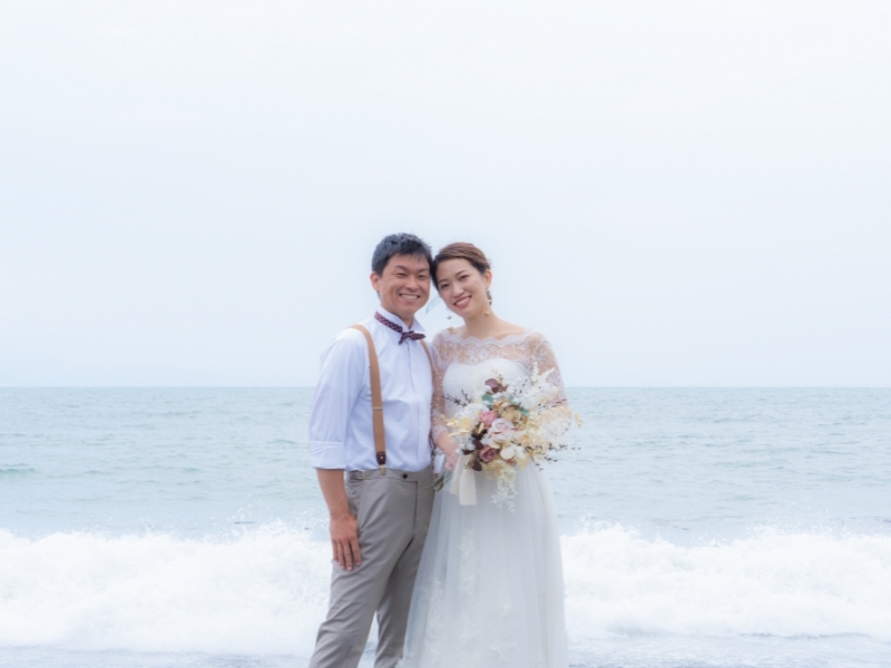 【海岸】洋装1着｜300着の衣裳から選べる｜衣裳スタイリスト付｜美容着付け付｜60分撮影｜120カット｜事前試着付