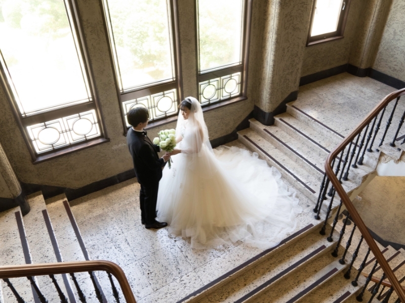 【和室＋洋館＋自然公園】和装1着洋装2着｜500着の衣裳から選べる｜衣裳スタイリスト付｜美容着付け付｜250カット｜事前試着付