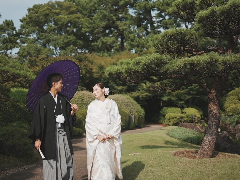 【茶室＋庭園】和装2着｜150着の衣裳から選べる｜衣裳スタイリスト付｜美容着付け付｜120分撮影｜200カット｜事前試着付