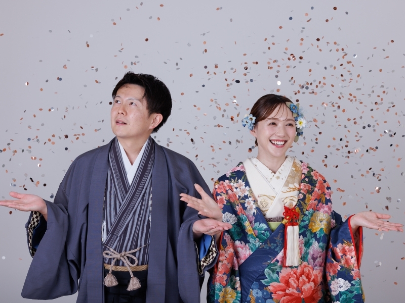 【スタジオ】和装1着｜150着の衣裳から選べる｜衣裳スタイリスト付｜美容着付け付｜60分撮影｜100カット｜事前試着付