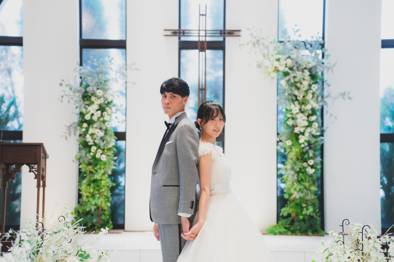 【チャペル撮影】洋装1着｜300着の衣裳から選べる｜衣裳スタイリスト付｜美容着付け付｜60分撮影｜120カット｜事前試着付