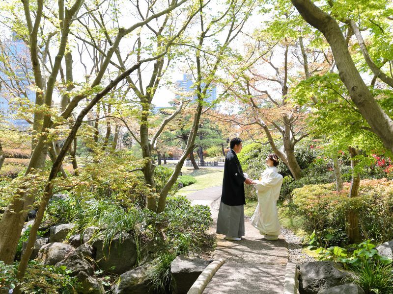 【茶室＋庭園】和装2着｜150着の衣裳から選べる｜衣裳スタイリスト付｜美容着付け付｜120分撮影｜200カット｜事前試着付