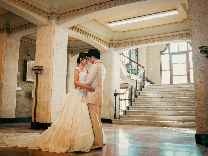 【和室＋洋館＋スタジオ】和装1着洋装2着｜500着の衣裳から選べる｜衣裳スタイリスト付｜美容着付け付｜250カット｜事前試着付