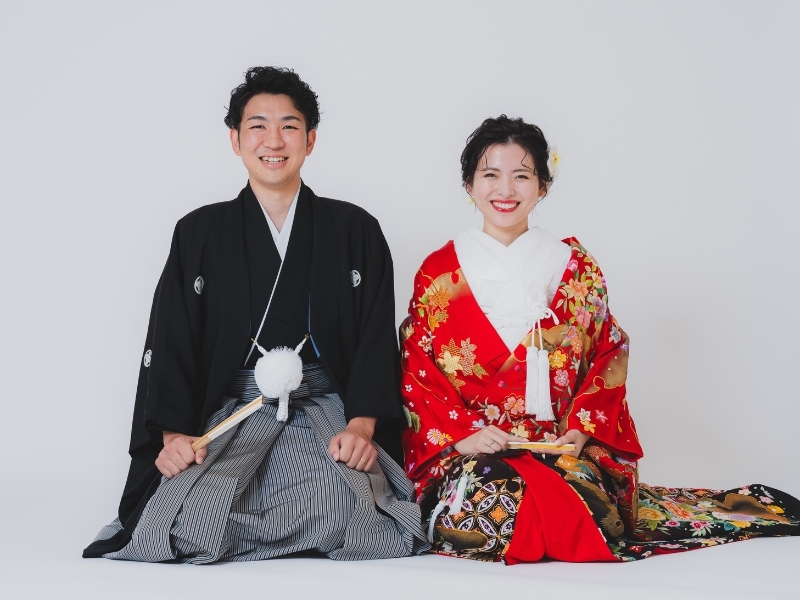 【スタジオ】和装1着｜150着の衣裳から選べる｜衣裳スタイリスト付｜美容着付け付｜60分撮影｜100カット｜事前試着付