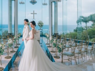 チャペルで撮影