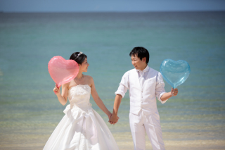 チャペル＆かりゆしビーチ撮影