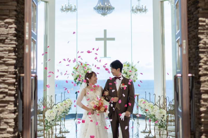 チャペル＆かりゆしビーチ撮影♪