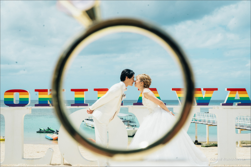 チャペル・ダイアモンドオーシャン(ビックブライダル)_人気スポットで撮影できる