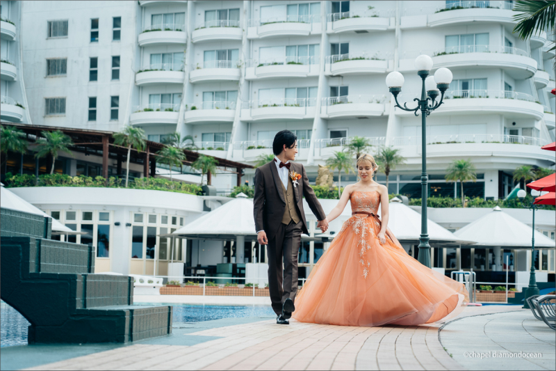 チャペル・ダイアモンドオーシャン(ビックブライダル)_人気スポットで撮影できる