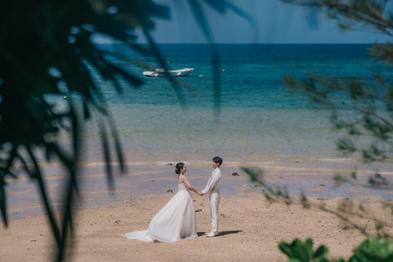 チャペル・ダイアモンドオーシャン（ビックブライダル）_海で撮影できる