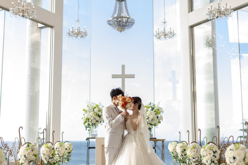 チャペル・ダイアモンドオーシャン（ビックブライダル）_結婚式場で撮影できる