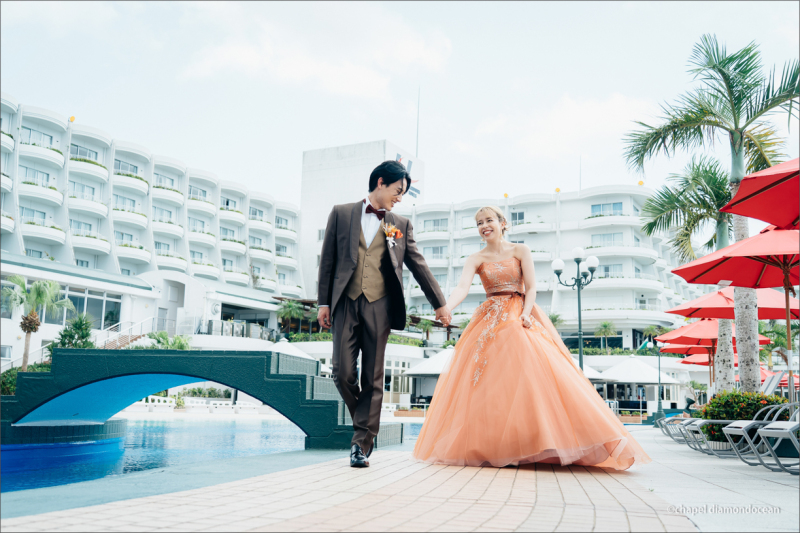 チャペル・ダイアモンドオーシャン（ビックブライダル）_カラードレスが豊富