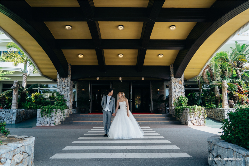 ホテル入り口もおしゃれ