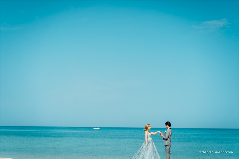 チャペル・ダイアモンドオーシャン(ビックブライダル)_人気スポットで撮影できる