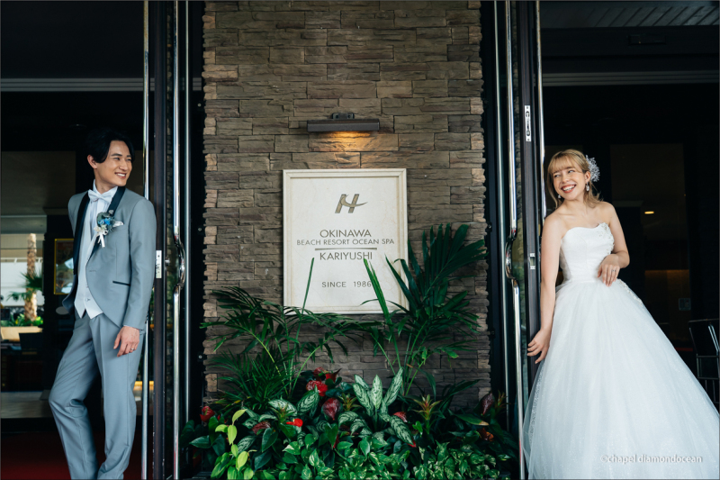 チャペル・ダイアモンドオーシャン(ビックブライダル)_人気スポットで撮影できる