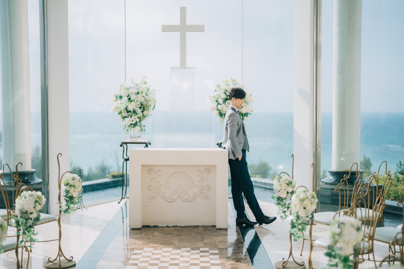 チャペル・ダイアモンドオーシャン（ビックブライダル）_チャペルで撮影できる