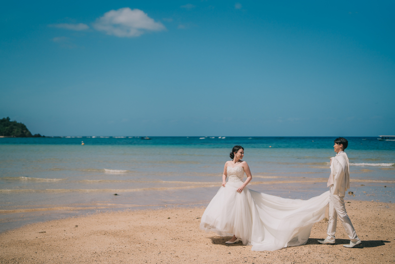 チャペル・ダイアモンドオーシャン（ビックブライダル）_海で撮影できる