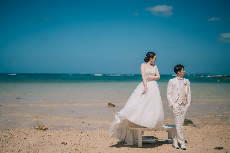 チャペル・ダイアモンドオーシャン（ビックブライダル）_海で撮影できる