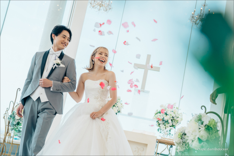 オプションで花びら演出はいかがでしょうか
