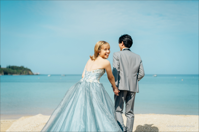 チャペル・ダイアモンドオーシャン(ビックブライダル)_人気スポットで撮影できる