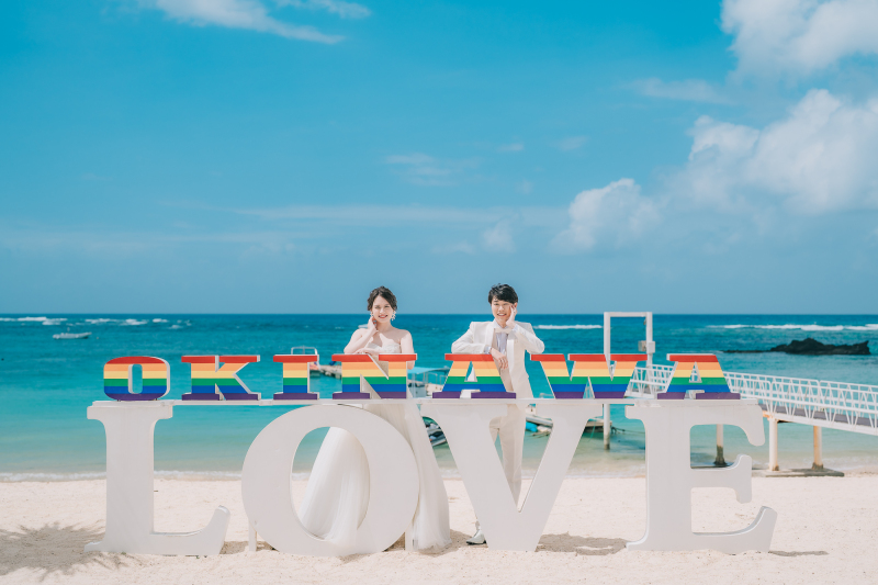 チャペル・ダイアモンドオーシャン（ビックブライダル）_海で撮影できる