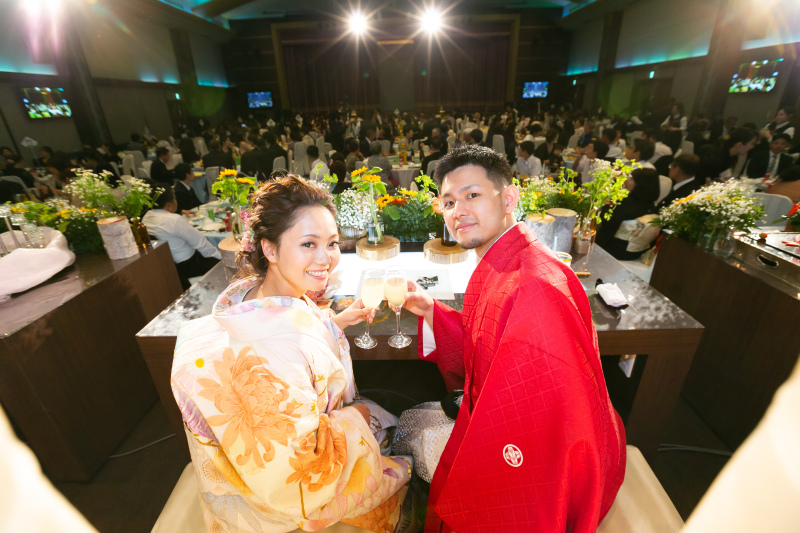 チャペル・ダイアモンドオーシャン（ビックブライダル）_色打掛・着物が豊富