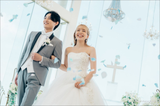 春の期間限定♡映える！チャペルでフラワーシャワー付プラン♡チャペル内撮影/100カット納品/￥121000/ストーリフォトプラン