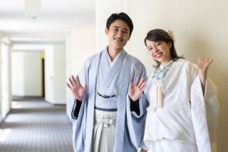 必見！衣裳充実！おしゃれな特典もついてくる！【和装＋洋装20カットデータ納品】227,700円＜美結びプラン＞