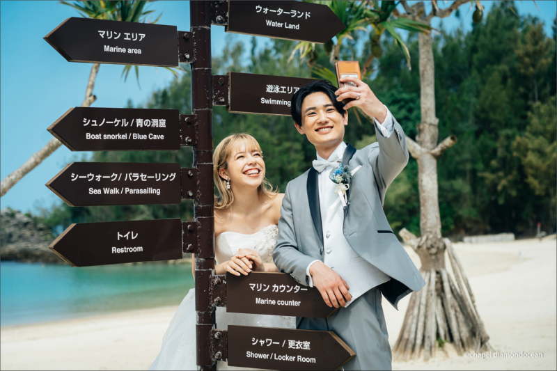 ビーチ&チャペル撮影 150カットデータ+特典ファーストバイト