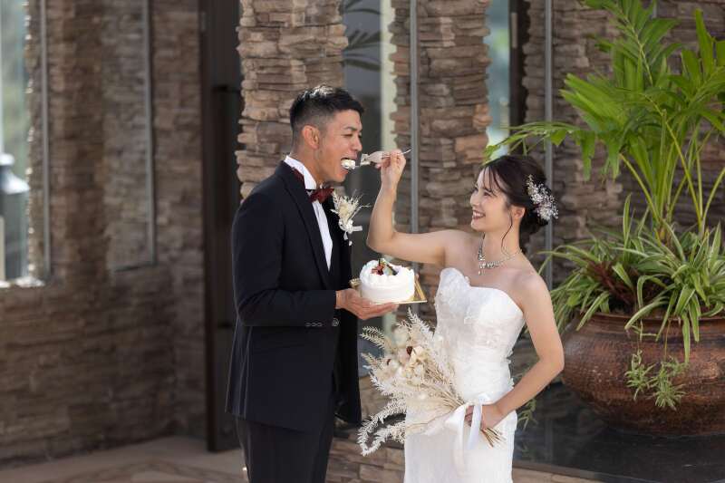 おいしい＆うれしい♪ ケーキ付きファーストバイト特典♪￥121000/100カット付・チャペル撮影～ストーリーフォトプラン～