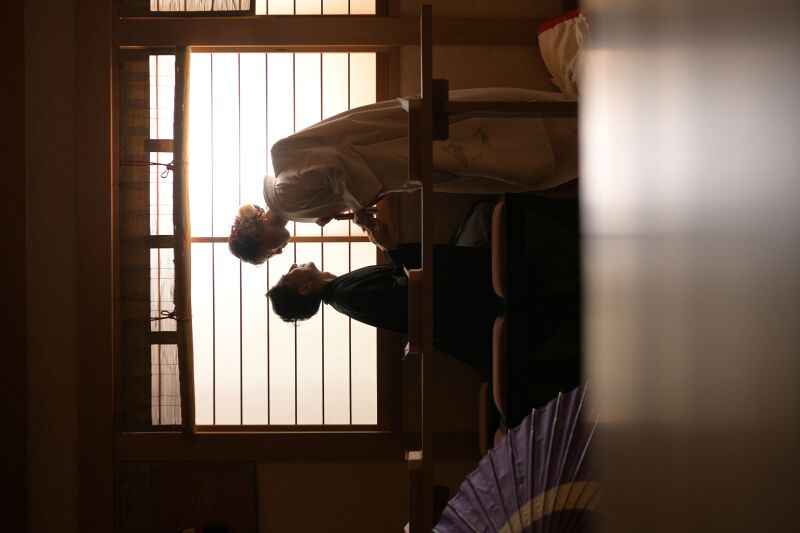 幻想的なシルエット